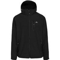Trespass Men's Accelerator II Waterproof Softshell Jacket in Black | Size: Medium