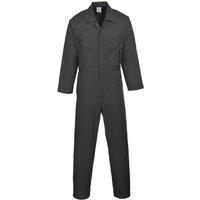 Portwest Men's Liverpool-zip Workwear Coverall Pack of 2 in Black | Size: 3XL