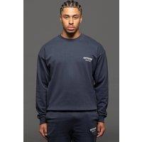 OFFSIDE COLLECTIVE Men's Sport Club Sweatshirt in Navy | Size: Small
