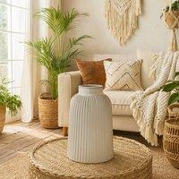 Wyld Haus Forge Large White Ceramic Bell Vase