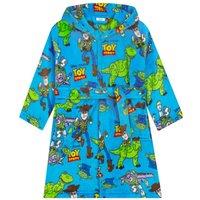 Disney Boy's Toy Story Woody & Friends Dressing Gown in Blue | Size: 2-3 Years