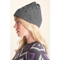 TOG24 'Janice' Supersoft Cable Knit Beanie in Light Grey