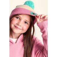 TOG24 'Beulah' Shaun the Sheep Knitted Beanie Pom Pom Hat in Pink