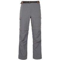 Trespass Men's Rynne B Mosquito Repellent Cargo Trousers in Dark Grey | Size: Large