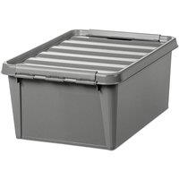 SmartStore d' Storage 14L Plastic All-Purpose Box in Grey | Size: Small