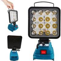 FLAVORA Cordless LED Work Light Lamp for Makita 18V Battery in Blue