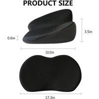 PAWNORA Universal Car Seat Cushion in Black
