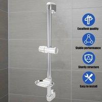 PAWNORA Shower Riser Rail Kit 61cm in Silver