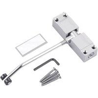FLAVORA Silver Heavy Duty Door Gate Closer Spring Fire Rated Outdoor | Size: 10000mm x 520mm