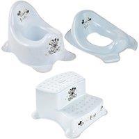 Keeeper Minnie & Mickey Mouse Blue Baby Potty, Toilet Seat & Double Step Stool Set