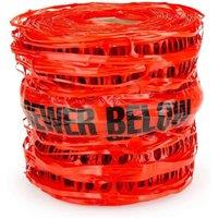 Pegdev Detectable Mesh Sewer Pipe Marker 200mm x 90m in Red