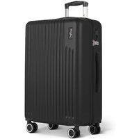 Lugg Vacay 28inch Suitcase, ABS Hard Shell, TSA Lock (76.5 x 30 x 50.5cm) in Black | Size: Large