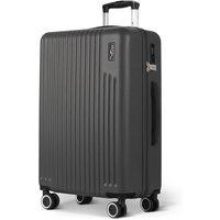 Lugg Vacay 28inch Suitcase, ABS Hard Shell, TSA Lock (76.5 x 30 x 50.5cm) in Dark Grey | Size: Large