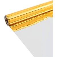 Neel Blue Event Mirror Carpet Aisle Runner Walkway - 1.2m x 10m in Gold