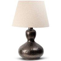 Elm Home And Garden Living Room Bedroom Bedside Table Lamp Large Antique Bronze Round
