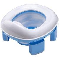Living and Home Foldable Kids Potty Training Toilet Seat Portable Travel Potty in Blue