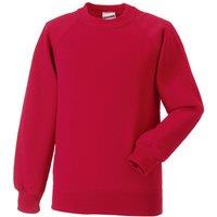 Jerzees Schoolwear Jerzees Schoolgear Raglan Sleeve Sweatshirt Pack of 2 in Red | Size: 5-6 Years