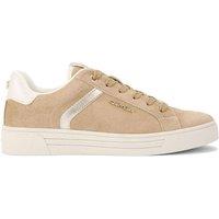 Carvela Women's 'Daze' Suede Fabric Trainers in Taupe | Size: 7