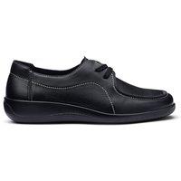 Hotter Women's 'Dinah' Lace-Up Shoes in Black | Size: 4