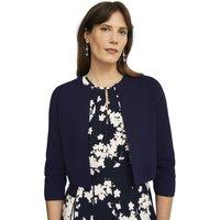 Hobbs London Women's Ella Cardigan in Dark Navy | Size: XL