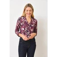 Pure Collection Women's Frill V Neck Top | Size: 10