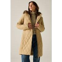 Regatta Women's Fionne Insulated Quilted Jacket in Light Brown | Size: 20