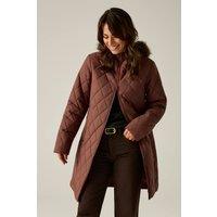 Regatta Women's Fionne Insulated Quilted Jacket in Dark Red | Size: 10