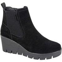 Cipriata Women's Amina Suede Ankle Boots in Black | Size: 5