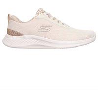 Skechers Women's Skech-Lite Pro 2.0 Mesh Lace-Up Trainers With Air-Cooled Memory Foam - Natural | Size: 8