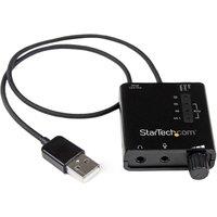 StarTech.com Usb Stereo Audio Adapter With S/pdif Digital Output in Black