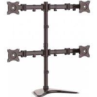 StarTech Quad-monitor Desktop Stand in Black