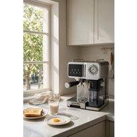 ExtraStar 20 Bar Espresso Machine 1.6L Gauge, Shot Memory in Black