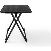 Garden Sanctuary Folding Wooden Dining Table 60x60cm Black | Size: 60x60 cm