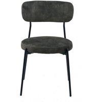 Lemon Pavilion MM Stackable Glenn Dining Chairs (Pack of 2) - Velvet - L52xW52xH78 cm in Dark Green