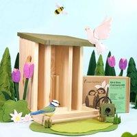 Green Feathers Bird Feeder & WiFi Camera Starter Pack - Wood - L50 x W14.2xH32.2 cm