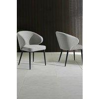 Julian Bowen Marcus Upholstered Dining Chair (Set of 2) in Light Grey