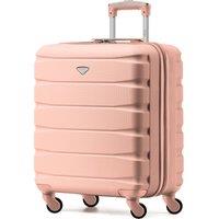 Flight Knight 56x45x25cm EasyJet (Paid), BA & Jet2 Large Hard Cabin Carryon Suitcase in Rose
