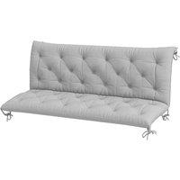 OUTSUNNY Garden Bench Cushion Outdoor Seat Pad with Ties in Light Grey