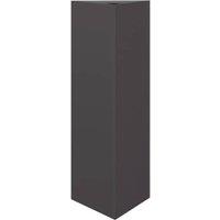 Berkfield Home Garden Planter Black Triangular 30x26x75 cm Steel | Size: 30 x 26 x 75 cm
