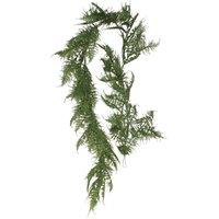 KDMD Artificial Asparagus Leaf Garland 180cm in Green