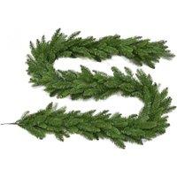 KDMD Vermont Spruce garland 9 ft Green