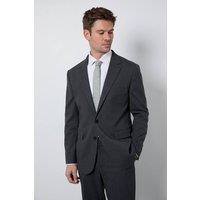 Burton Men's Charcoal Regular Fit Suit Jacket | Size: 44R