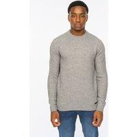 Duck&Cover Men's Matera Textured Knit in Grey | Size: Large