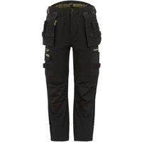 Regatta Professional Men's Softshell Stretch Work Trousers in True Black | Size: 30R