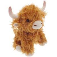 HomeSpace Direct Highland Cow Door Stop in Brown