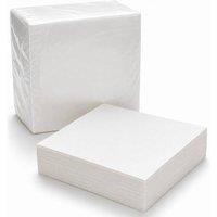 ECONX 1000 x White Paper Napkins 2Ply Tissue Serviettes 40cm for Cafe Party