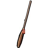 KDMD Halloween Witches Broom 2 Pack in Brown