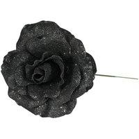 KDMD Black Rose with Glitter Dia21cm 3 Pack