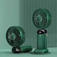 FLAVORA Green Mini Handheld Fan Portable