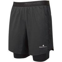 Ronhill Men's Tech 7 Shorts in Black | Size: Medium